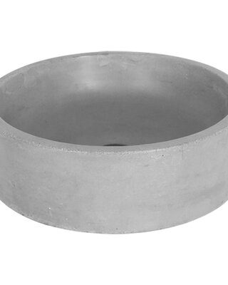 Differnz Wastafel Beton Lichtgrijs Rond 42x42x13 cm