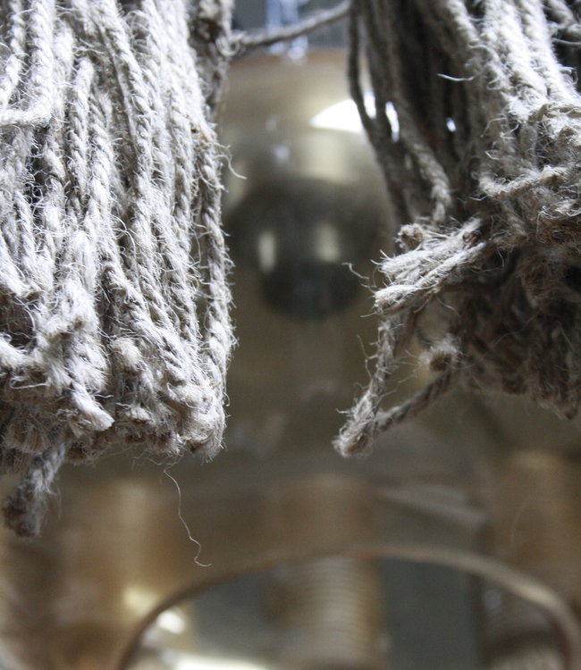 Rene Houtman Hanglamp Adonia Kwast Naturel 57x31 cm