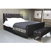 Darlton Deluxe Ledikant Gecapitonneerd Velvet Dark