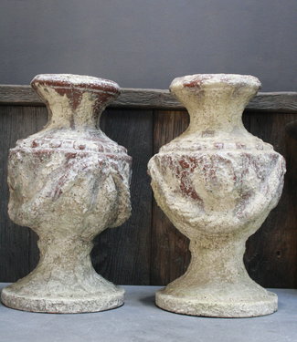 Rene Houtman PTMD Vaasjes Oud Steen 36x22 cm set van 2