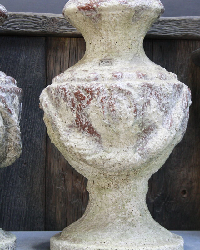 Rene Houtman PTMD Vazen Oud Steen 36x22 cm set van 2