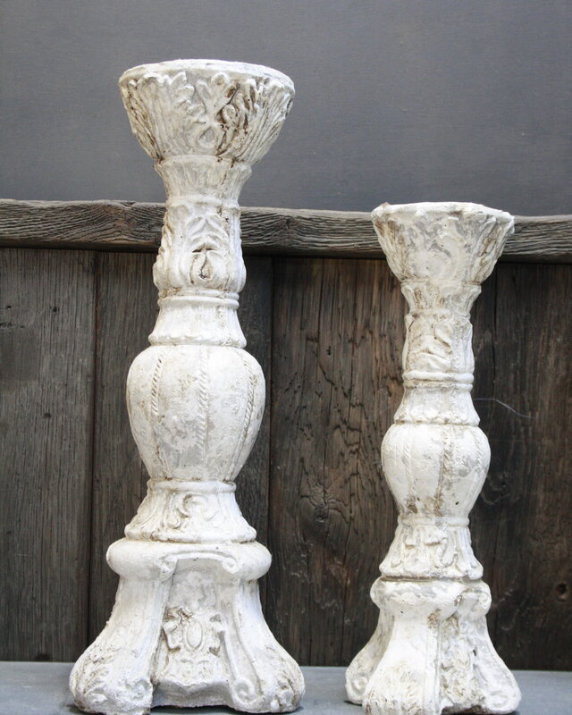 Rene Houtman Stenen PTMD Kaarshouder 44&34 cm set van 2