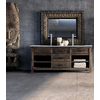 Alisa Wastafel Gerecycled Grenenhout 160 cm Marmer