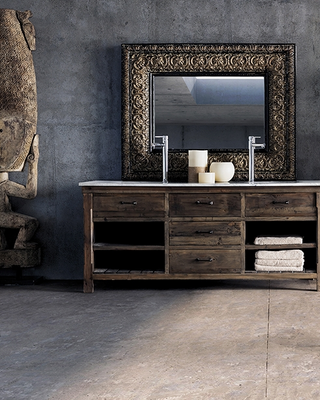 Rene Houtman Alisa Wastafel Gerecycled Grenenhout 160 cm