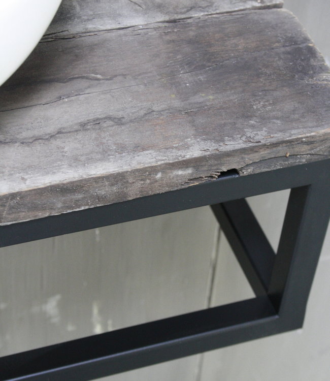 Rene Houtman Boris fonteinmeubelset wit incl. hoge kraan zwart