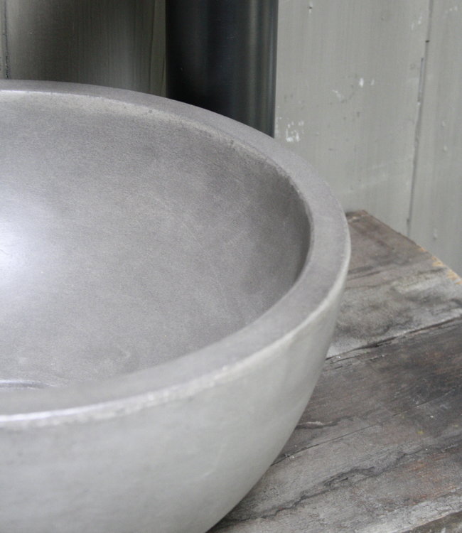 Rene Houtman Boris fonteinmeubelset beton incl. hoge kraan zwart