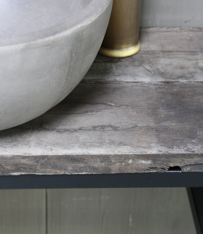 Rene Houtman Boris fonteinmeubelset beton incl. hoge kraan brons