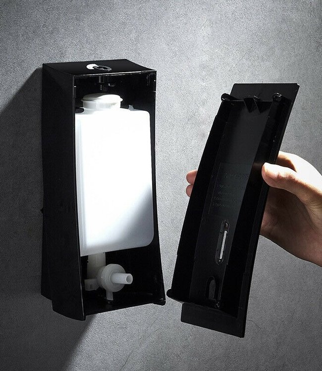 Rene Houtman Zwarte zeepdispenser 450 ML ABS