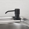 Zwarte inbouw zeeppomp RVS