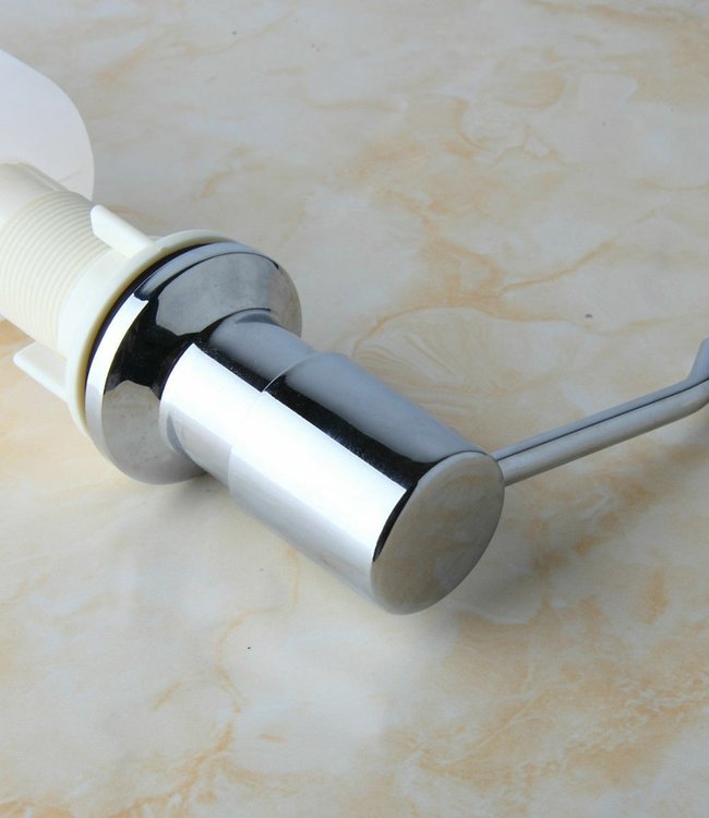 Rene Houtman Chroom zeep dispenser inbouw