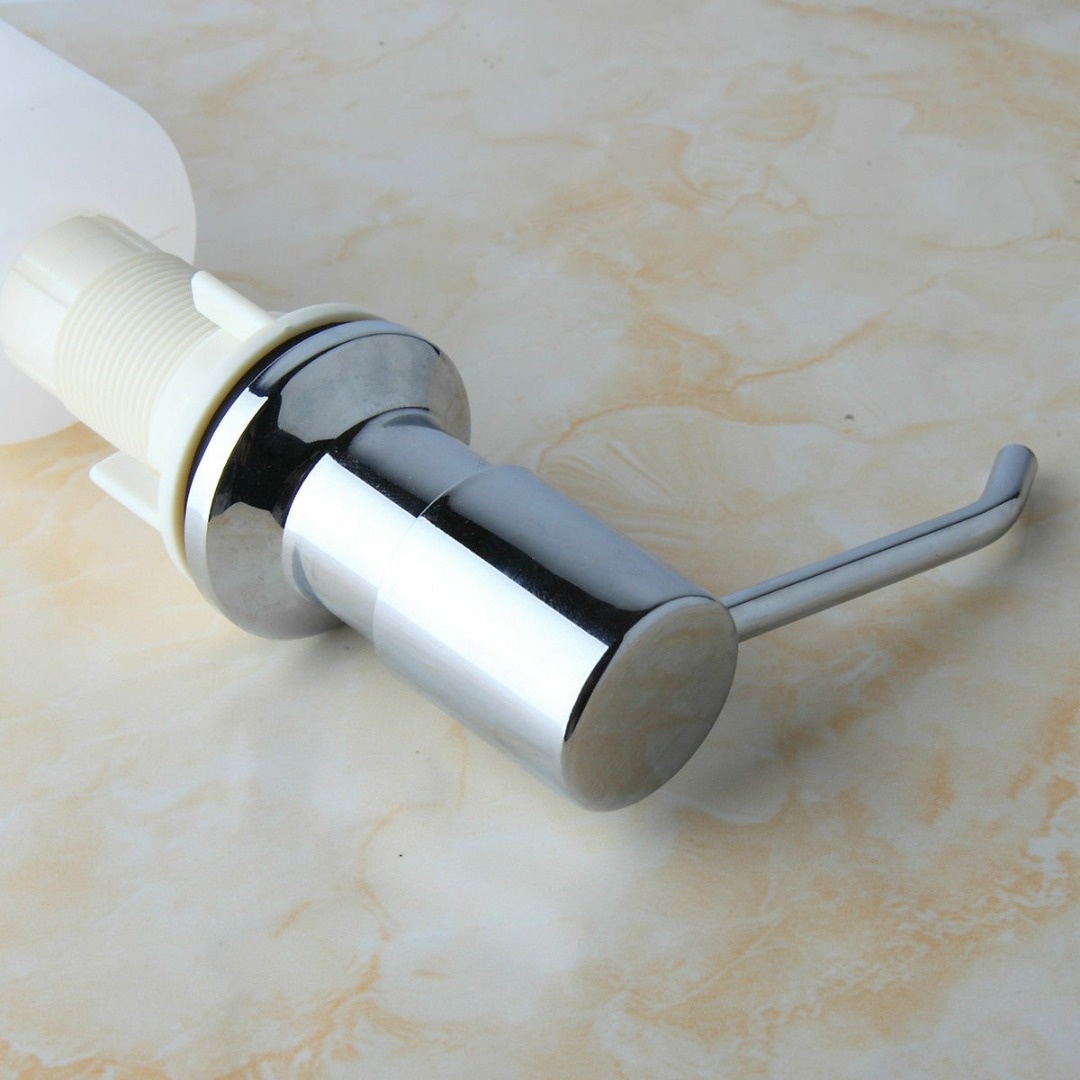 Rene Houtman Chroom zeep dispenser inbouw