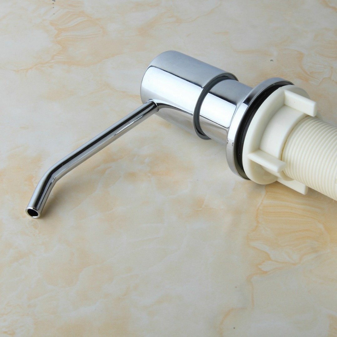 Rene Houtman Chroom zeep dispenser inbouw