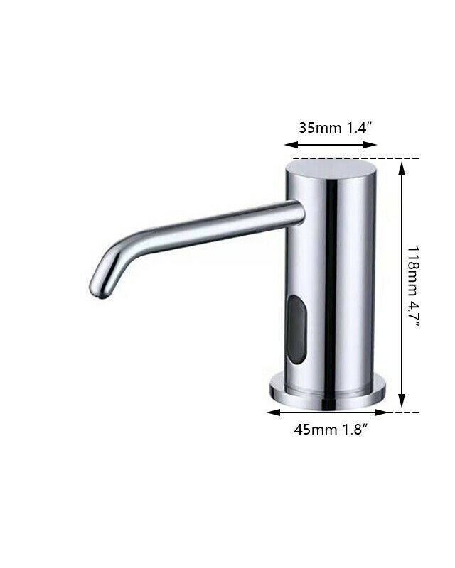 Rene Houtman Inbouw chroom sensor zeepdispenser