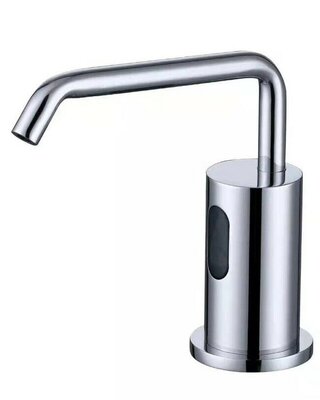 Rene Houtman Inbouw chroom sensor zeepdispenser