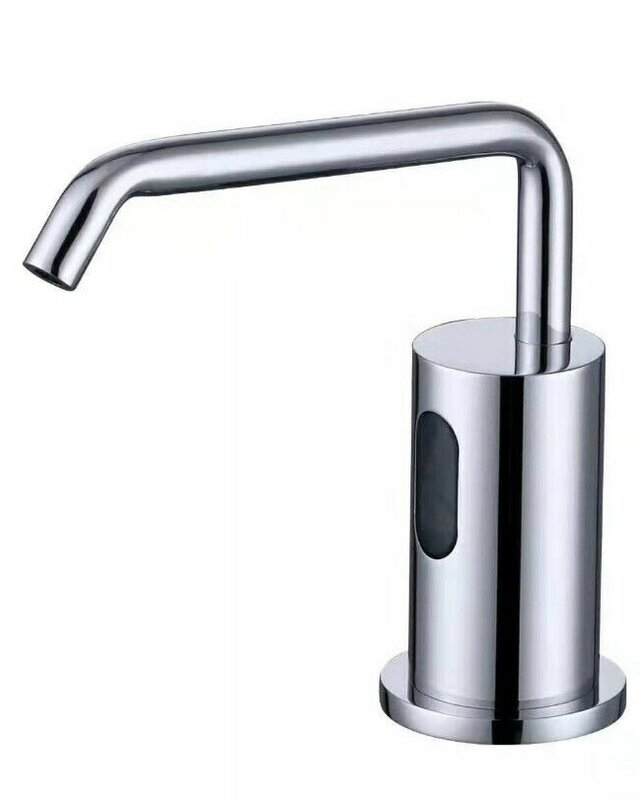 Rene Houtman Inbouw chroom sensor zeepdispenser