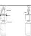 Rene Houtman Inbouw chroom sensor zeepdispenser