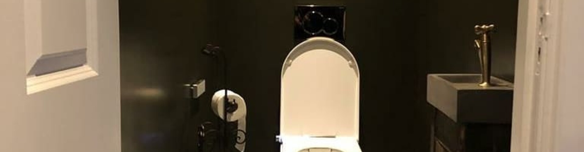 Toiletmeubels - Oud eikenhout - Hardlopers