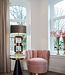 Richmond Richmond Fauteuil Mayfair - Pink velvet