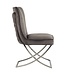 Richmond Stoel Chelsea Stone velvet / silver