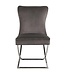 Richmond Stoel Chelsea Stone velvet / silver