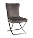 Richmond Stoel Chelsea Stone velvet / silver