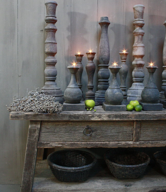 Rene Houtman Blokkandelaar Hout Nepalees 30 cm