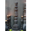 Kaarsenstandaard Hout Nepalees 80 cm