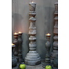 Kaarsenstandaard Hout Nepalees 80 cm
