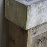 Rene Houtman Geesje toiletmeubel oud eiken + natuurstenen bak 90 cm Rene Houtman Geesje toiletmeubel oud eiken + natuurstenen bak 90 cm