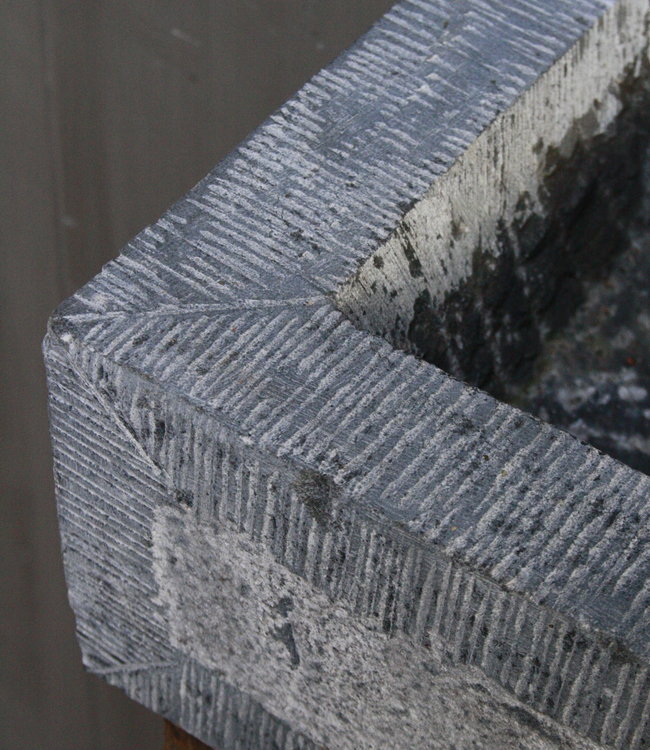 Rene Houtman Geesje toiletmeubel oud eiken + gefrijnde bak 90 cm