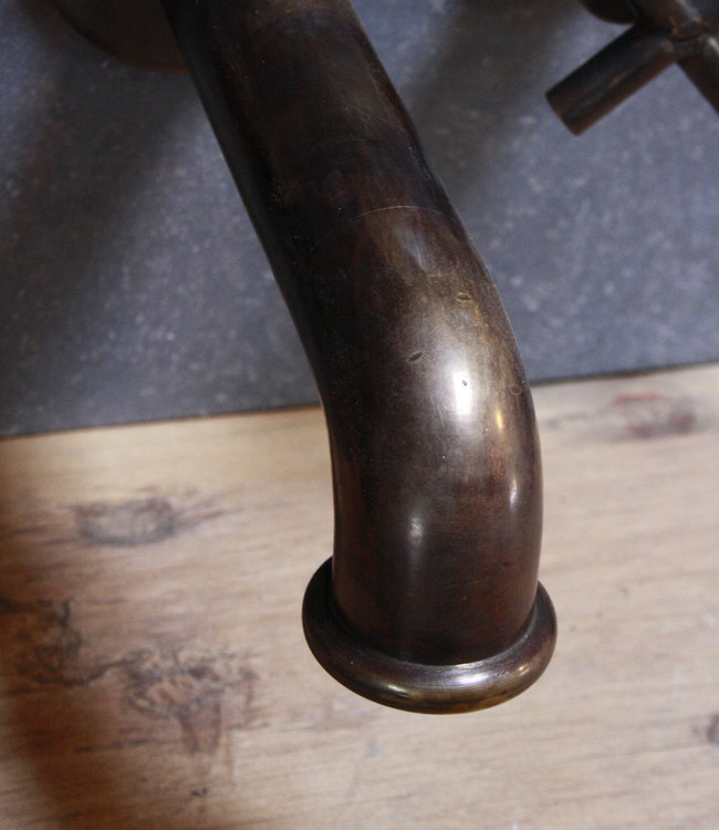 Rene Houtman Muurkraan Aaf 20 Cm Uitloop 3-gats messing Pompkraan