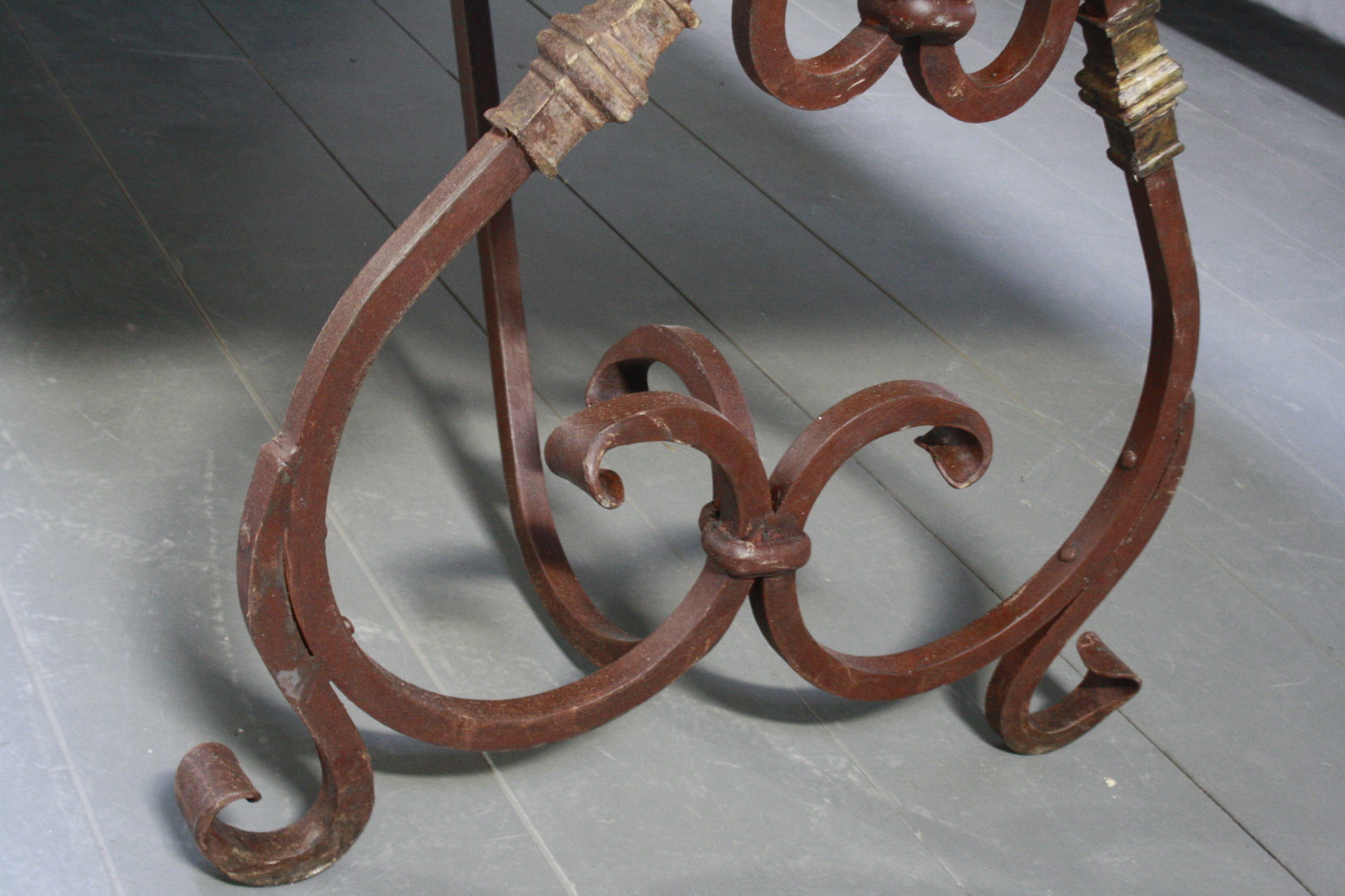 Rene Houtman Eetkamertafel Eiken 250 cm met ijzeren onderstel