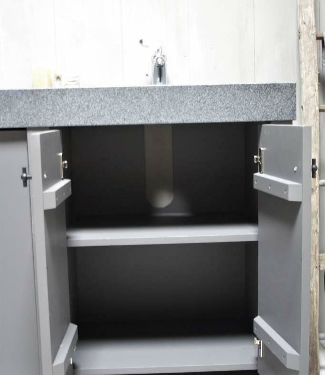 Rene Houtman Landelijk badkamermeubel 140 cm met deurtjes