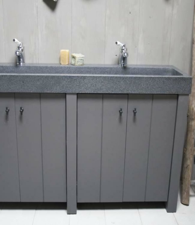 Rene Houtman Landelijk badkamermeubel 140 cm met deurtjes