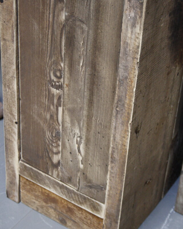 Rene Houtman Houten badkamerkast met deur H145 cm
