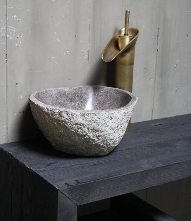 Rene Houtman Watervalkraan Nostalgisch Brons  31,2 cm