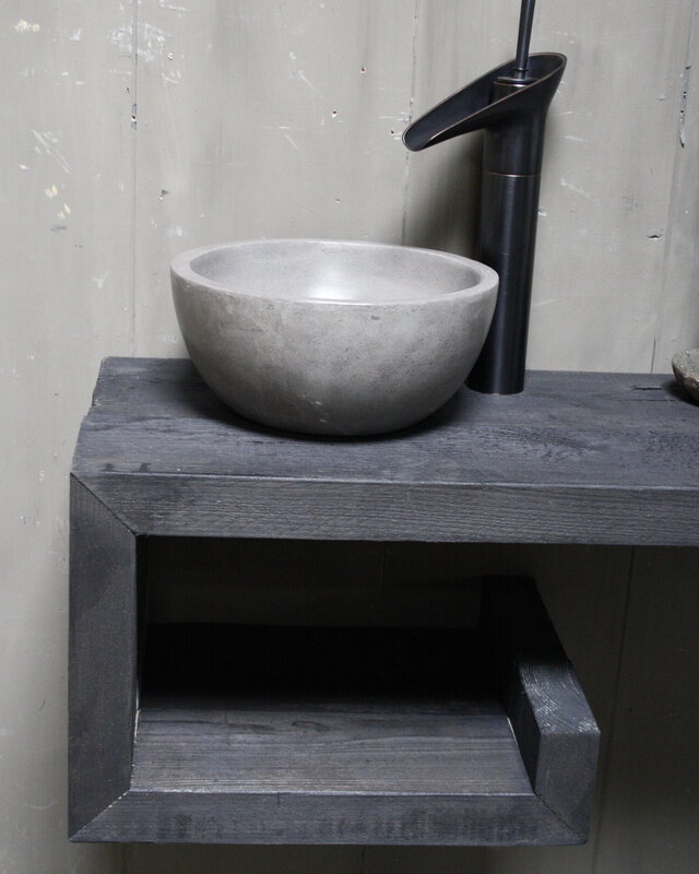 Rene Houtman Rosa - Fonteinmeubelset -  Black - Beton - Black