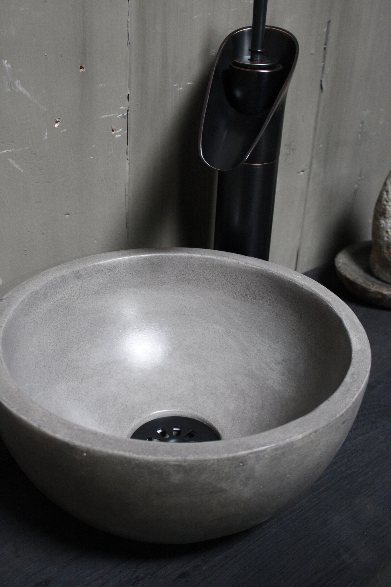 Rene Houtman Rosa - Fonteinmeubelset -  Black - Beton - Black