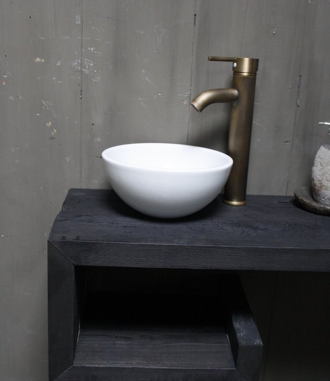 Rene Houtman Rosa - Fonteinmeubelset - Black - Wit - Brons