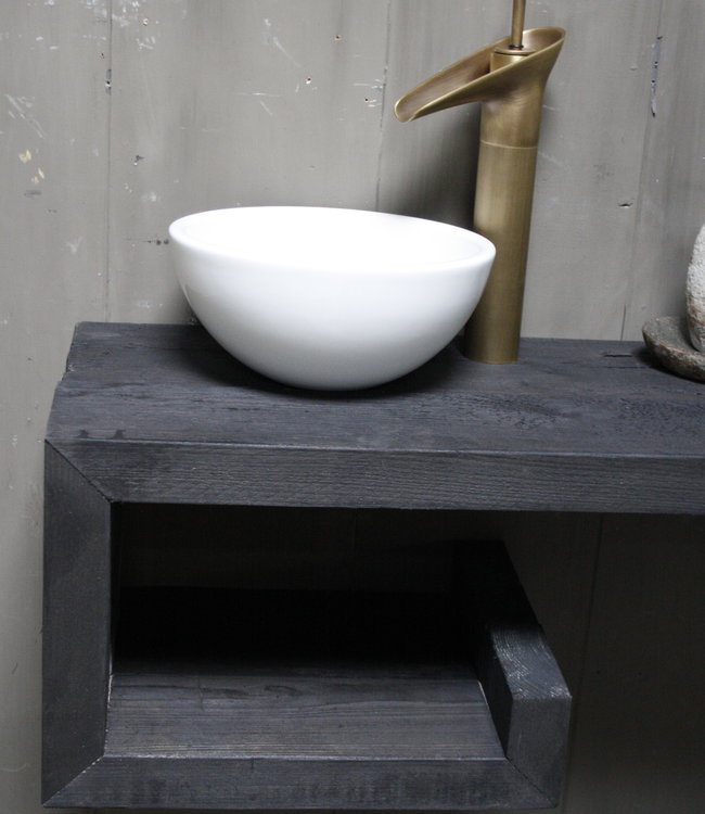 Rene Houtman Rosa - Fonteinmeubelset - Black - Wit - Brons