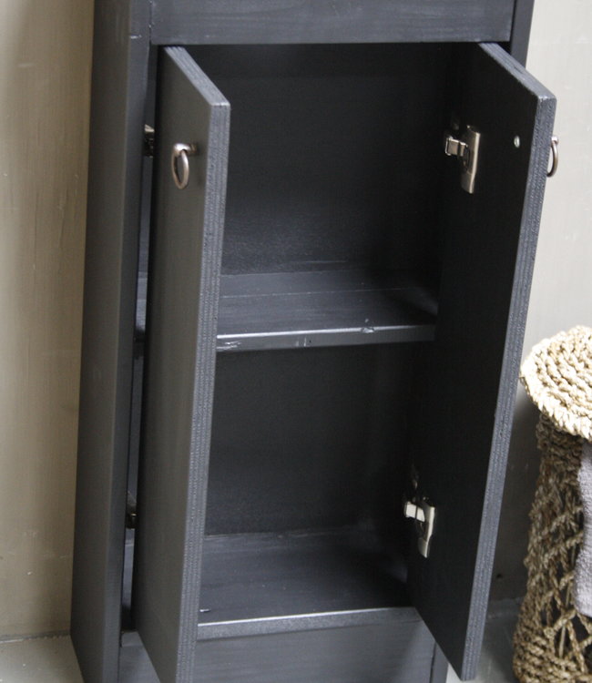 Rene Houtman Landelijk toiletmeubel set - Dark - Keramiek