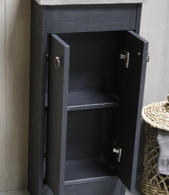 Rene Houtman Landelijk toiletmeubel set - Dark - Grey