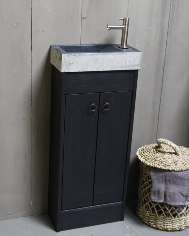 Rene Houtman Landelijk toiletmeubel set - Dark - Ribble