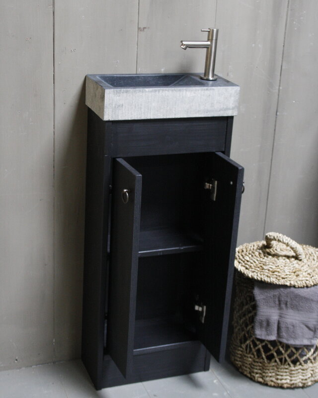 Rene Houtman Landelijk toiletmeubel set - Dark - Ribble