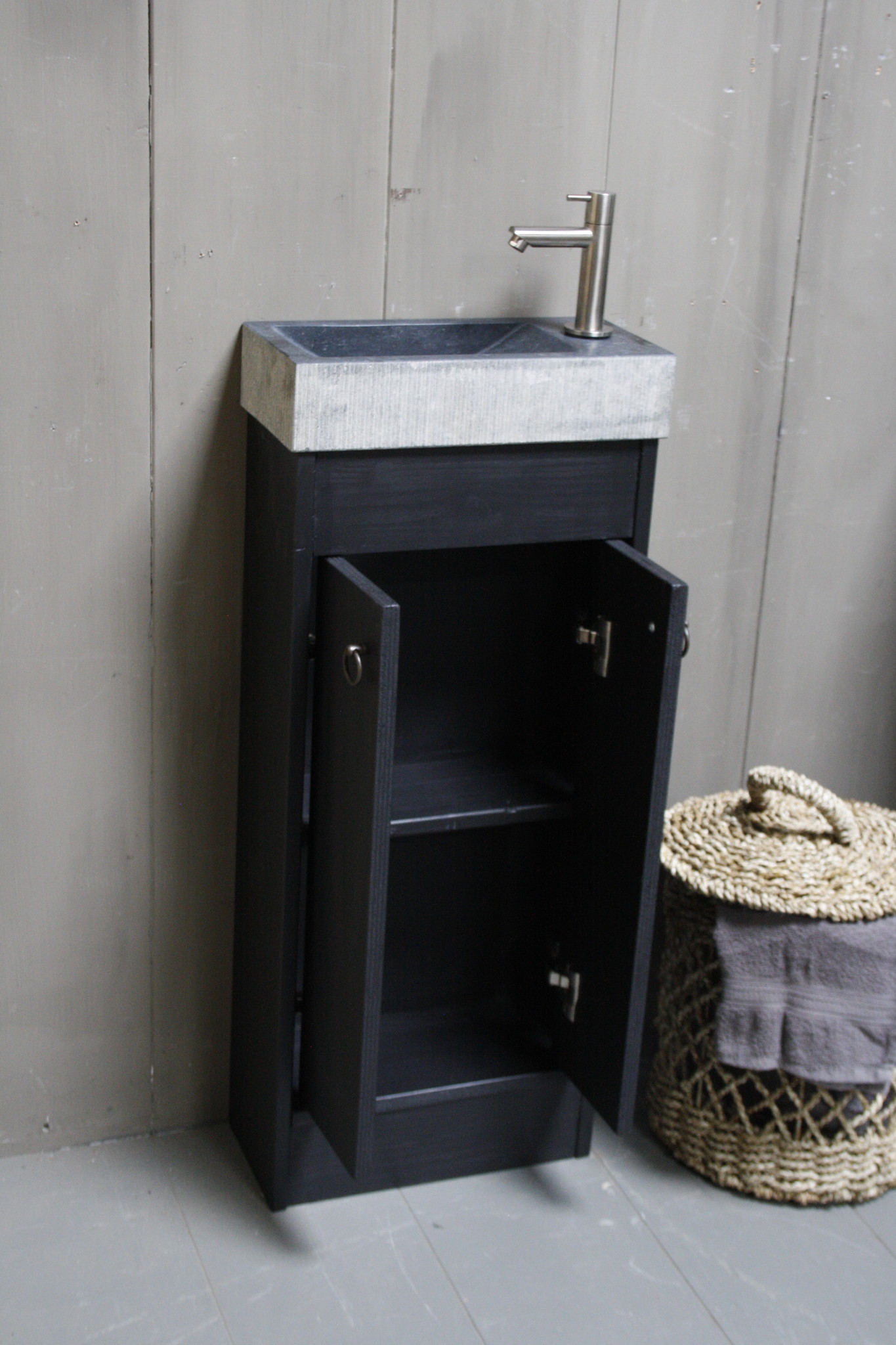 Rene Houtman Landelijk toiletmeubel set - Dark - Ribble