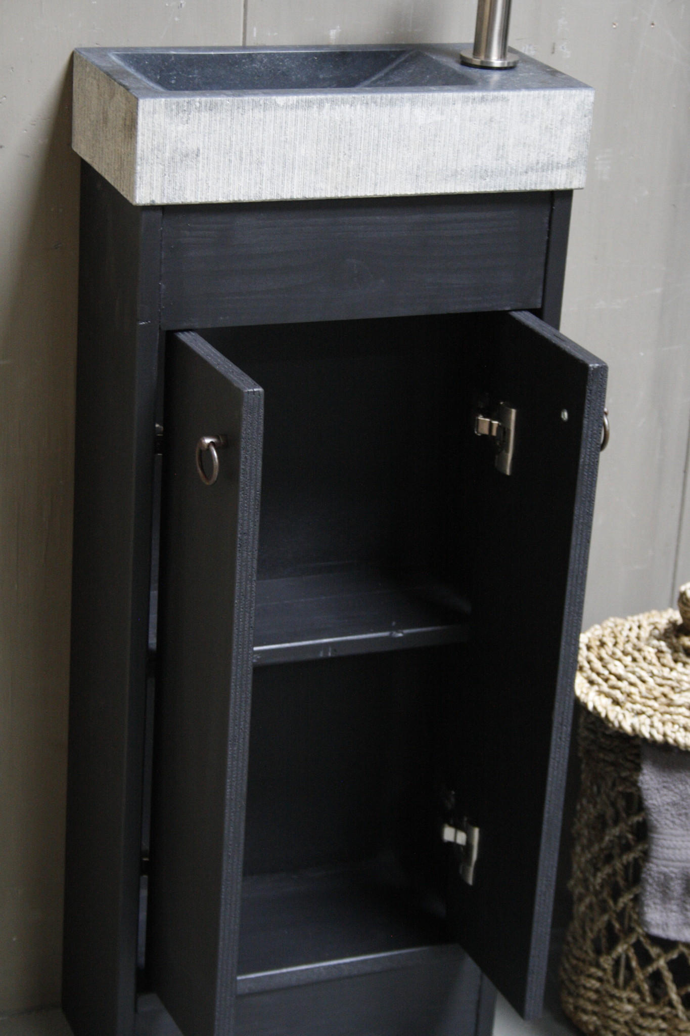 Rene Houtman Landelijk toiletmeubel set - Dark - Ribble