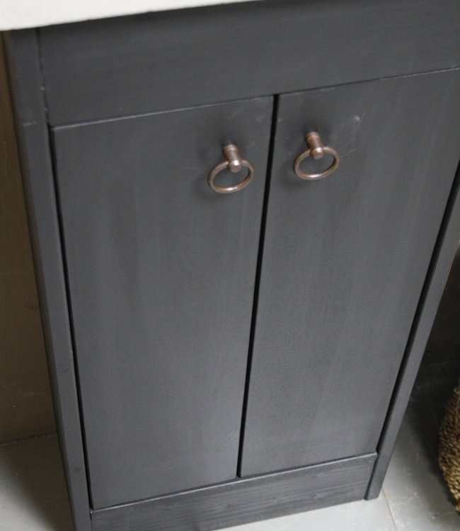 Rene Houtman Landelijk toiletmeubel set - Dark - L. Grey