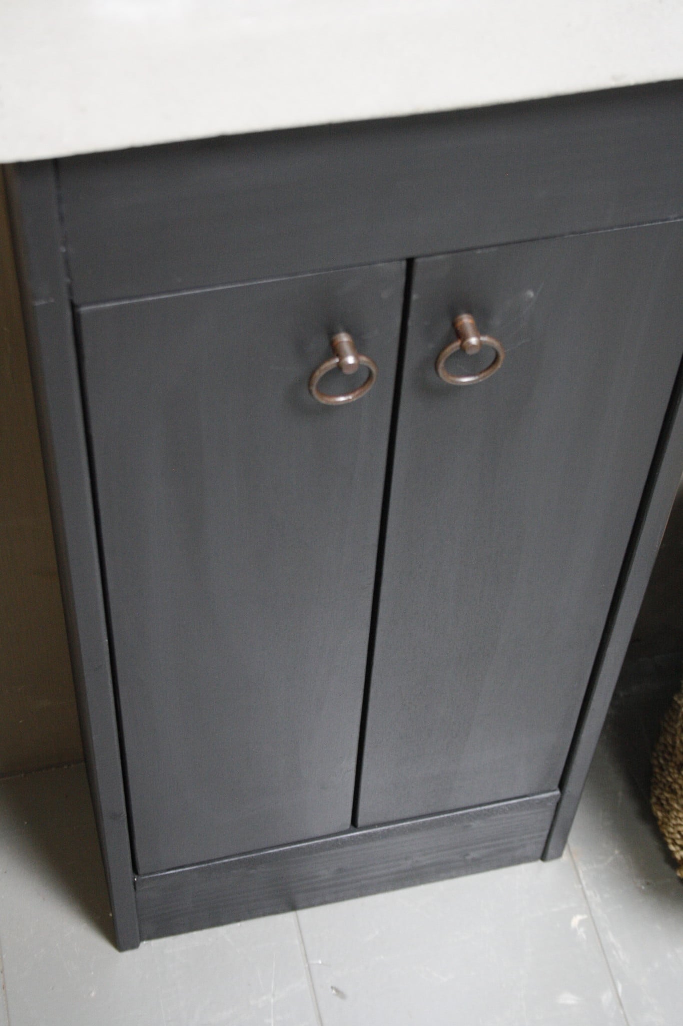Rene Houtman Landelijk toiletmeubel set - Dark - L. Grey