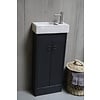 Landelijk toiletmeubel set - Dark - L. Grey