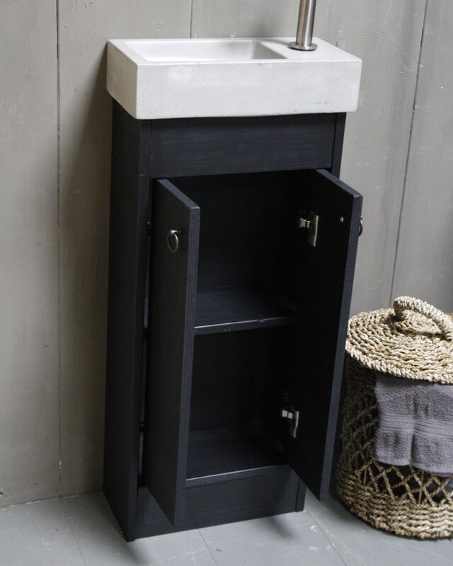 Rene Houtman Landelijk toiletmeubel set - Dark - L. Grey